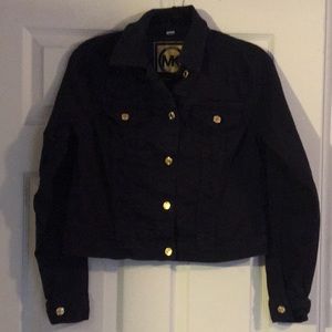 Michael Kors Navy Jacket with Gold Buttons! Great used condition!
